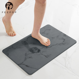 FEEPOP Perfect Marble Diatomaceous Earth <strong>Bath</strong> <strong>Stone</strong> 50*80cm 60*39cm Bathroom <strong>Mat</strong> Solid Pattern <strong>Best</strong> <strong>Stone</strong> <strong>Bath</strong> <strong>Mat</strong> - Product Image 6