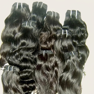 Extensions de cheveux brésiliens vierges Remy, 100 % non traités, ondulés, 100 g, double trame tissée à la machine, vente chaude - Product Image 1