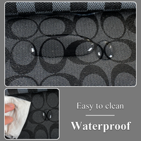 Tissu d'ameublement en similicuir imperméable imprimé, tissu de canapé en Dacron 100% polyester, Leathaire facile à nettoyer