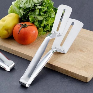 Pince-spatule multifonctionnelle en acier inoxydable pour steak, barbecue, crêpes, pizza, poisson, pain – Ustensile de cuisine - Product Image 5