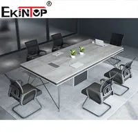 Ekintop الحديثة أنيق أثاث المكاتب التنفيذية طاولة اجتماعات مكتبية التصاميم