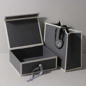 Free Sample Portable OEM Rectangle <strong>Ribbon</strong> Custom Cardboard Flat Pack <strong>Folding</strong> <strong>Box</strong> Packaging Magnetic Paper Foldable Gift <strong>Box</strong> - Product Image 1