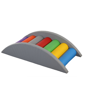 Trẻ Em Siêu Vui Vẻ Ngày Chơi Bóng Mềm Với Công Viên Giải Trí Trượt Sân Chơi Trong Nhà Màu Xám Chơi Mềm Trượt Trẻ Em Chơi Mềm - Product Image 5