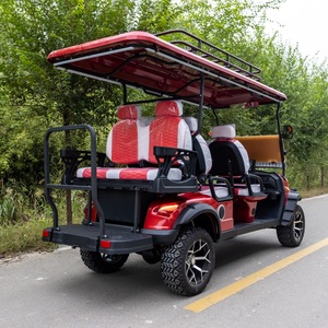 Voiture de <span class=keywords><strong>golf</strong></span> électrique haut de gamme à 6 places pour utilisation en <span class=keywords><strong>camping</strong></span>, prise en charge de la personnalisation 48V/60V/72V, traitement OEM - Product Image 5