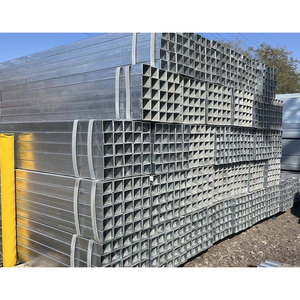 Nanxiang thép mạ kẽm Ống Vuông q195 Q235 gi ống hình chữ nhật nhúng nóng ống thép mạ kẽm - Product Image 1