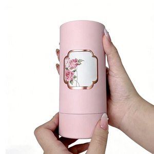 Custom Design Recyclable Paper Tube Packaging for Perfume Skincare Cosmetic Candle Essential Oil Round Box Cylinder <b>Container</b> - Product Image 1