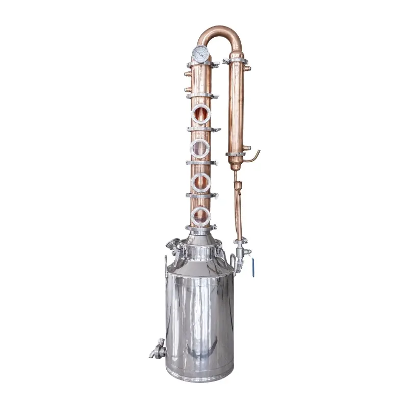 50L 150L Whisky Distilleerder/Gin Nog Thuis Destillatie Apparatuur