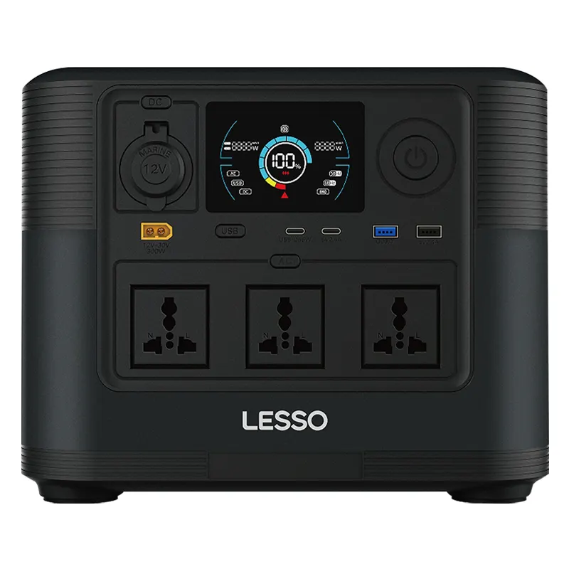 1200W 태양열 발전기 UPS 야외 LiFePO4 배터리 스마트 BMS 시스템 인버터 휴대용 전원 은행 발전소