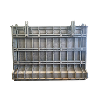 Moule préfabriqué en acier pour mur en béton, mur pare-feu en béton préfabriqué, coffrage pour mur de soutènement, vente en gros d'usine OEM ODM