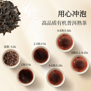 Beijing Tongrentang Ripe Pu-erh Tea Té oscuro Té saludable Ayuda a la digestión Alivia la sensación de grasa Regalo de bienestar - Product Image 5