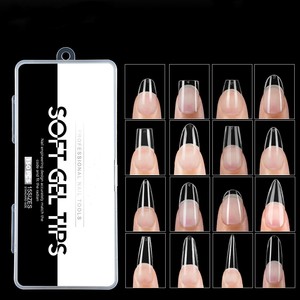 Puntas de Uñas de Gel Suave de Marca Privada, 150 Piezas, Almendradas, Cortas, Coffin, Largas, Cuadradas, para Salón de Uñas - Product Image 1