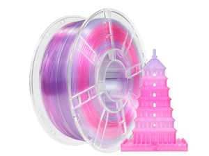 ไส้พิมพ์สามมิติ Aiboshish PLA+ Sparkle Filament ขนาด 1.75 มม. น้ำหนัก 1 กก. สีใสประกายวิบวับ 8 สี สำหรับเครื่องพิมพ์สามมิติ Bambu Lab และ Creality - Product Image 1