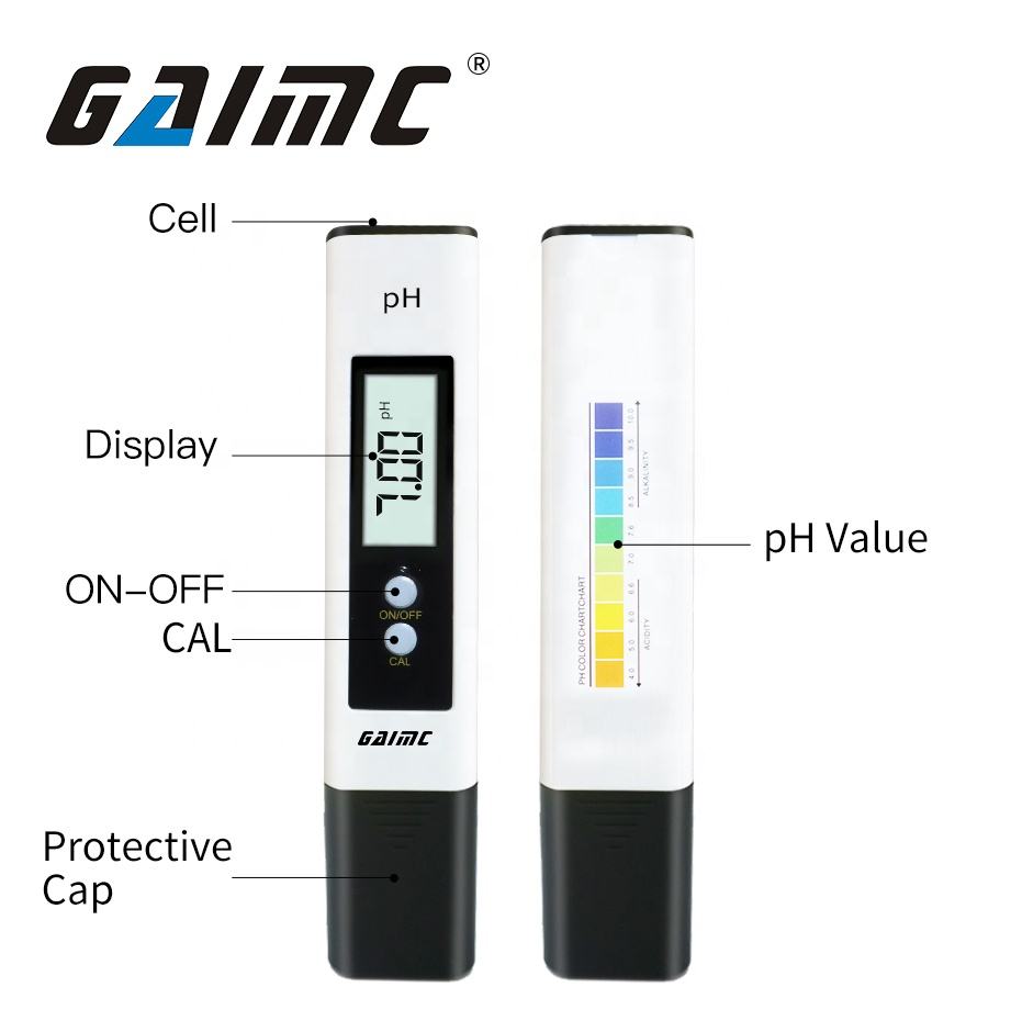 PHメーター＆TDSメーター デジタル水質テスター 0-14 PHメーターテスター 0-9990PPM TDS＆EC LCD 水純度 TDS メーターデジタル水質テスター  0-14 PH メーターテスター 0-9990PPM TDS と EC LCD 水純度 PPM 水質検査器 1PC ホワイトデジタル水質テスター  TDS EC メーター ...