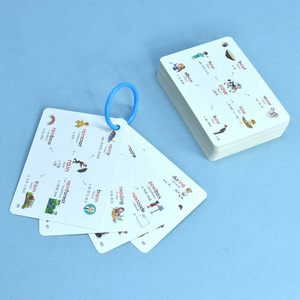 Cartes d'apprentissage éducatives numériques pour l'apprentissage précoce de l'alphabet anglais, enseignement de l'alphabétisation, impression couleur, vernis brillant pour - Product Image 3