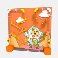 Toboggan de terrain de jeu intérieur durable personnalisable coloré avec piscine à balles Super Trampoline KidsSoft Play Maze