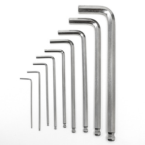 Juego de Llaves <span class=keywords><strong>Allen</strong></span> de Grado Industrial Ajustables con <span class=keywords><strong>Cabeza</strong></span> Esférica de Aleación Duradera, Llaves <span class=keywords><strong>Allen</strong></span> de Acero al Cromo Vanadio CR-V con Mango en L - Product Image 3