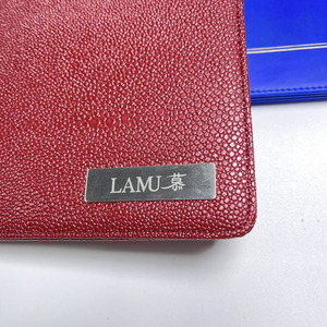 Cubierta de menú de cuero PU personalizada Clip de factura vajilla de alta calidad para restaurante Hotel para sala de estar baño cocina ropa - Product Image 3