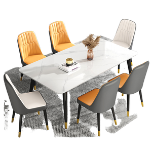 Mesas de Comedor Más Vendidas en 2026, Elegancia Atemporal, Juego de <span class=keywords><strong>Mesa</strong></span> de Comedor de Estilo Contemporáneo para Espacios Interiores, Hogar y Restaurante - Product Image 1