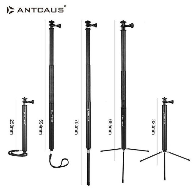 Good Quality Carbon Fiber Tripod Selfie Stick Monopod Selfie Stick for Gropo and Cellphone
