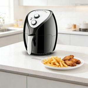 <span class=keywords><strong>Friteuse</strong></span> à air électrique moderne en plastique 3,5 L, contrôle manuel, carrée, 1200 W, efficacité énergétique, cuisson rapide, réglable, antiadhésive, pour la maison - Product Image 5