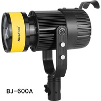 NiceFoto BJ-600A BJ-600A Lumière vidéo LED bicolore 2700-6500K avec zoom pour l'éclairage de studio photo et la réalisation de vidéos