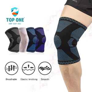 Top One Sports Élastique Réglable Double Bandages Genouillère Respirant Fitness Protection Genou Manches Soutien Coude Genouillères - Product Image 3