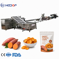 Ligne de production complète de chips de patate douce frites pour l'équipement de transformation des aliments de collation en usine