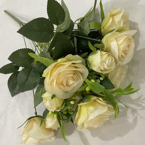 Retro Simulación <span class=keywords><strong>Sophie</strong></span> <span class=keywords><strong>Rose</strong></span> Ramo de flores de mano Fondo DE BODA Flor Decoración de pared - Product Image 5