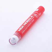 EMILY Brand Tube de crème pour les yeux en plastique souple personnalisé avec tête de massage à bille roulante 25g, sérigraphie pour outils de maquillage et masques faciaux, Jiangsu