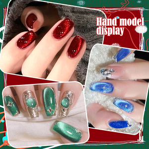 Msruioo 8ml lấp lánh mùa thu màu sắc mùa đông Nail Gel bán vĩnh viễn UV nam châm Gel véc ni mắt mèo từ Nail Gel Polish - Product Image 5