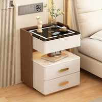 Prix d'usine, table de chevet intelligente, ensembles de meubles de chambre à coucher, meubles de maison modernes avec port de charge sans fil USB