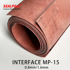 Interface MP-15 La <span class=keywords><strong>même</strong></span> huile rouge et haute pression feuille de caoutchouc sans amiante joint personnalisé Matériau résistant aux basses températures - Product Image 2