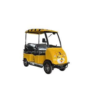Voiture de golf populaire au design moderne, voiturette de golf multicolore avec véhicule de golf électrique de type dessin animé pour le tourisme - Product Image 1