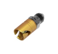 Connecteur hybride à couplage rapide pour batterie en acier inoxydable à double auto-étanchéité avec alimentation par refroidissement liquide