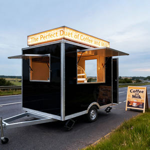 Remolque <span class=keywords><strong>de</strong></span> Comida Personalizado <span class=keywords><strong>de</strong></span> Fibra <span class=keywords><strong>de</strong></span> Vidrio para Helados, Dulces, Café, Té <span class=keywords><strong>de</strong></span> Burbujas, Jugos, Bebidas, Cócteles, Aperitivos, con Cocina Completa, Hecho en China - Product Image 2