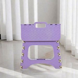 Plastic Iron <b>Folding</b> Small <b>Stool</b> Portable Thickened Space-saving Outdoor Garden Chair Fishing Bench Horse Chair Lightweight - Product Image 4