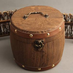 Mini Caja de Té de Bambú Ecológica, Diseño Moderno, Barril de Madera para Granos de Café con Tapa para Guardar Bolsitas de Té para Uso Doméstico - Product Image 4