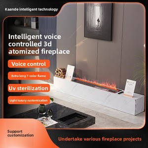 3D Thông Minh Lò Sưởi Điện Mỹ Phong Cách Châu Âu Mô Phỏng Ngọn Lửa Hộ Gia Đình Kim Loại Nhúng Độ Ẩm Cho Phòng Khách Tiếng Anh - Product Image 2