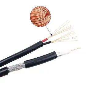 50Ohms 75Ohms Mini RG6 cáp đồng trục kép Quad Tri Coax Cable cho CATV CCTV TV rg6u RG6/M