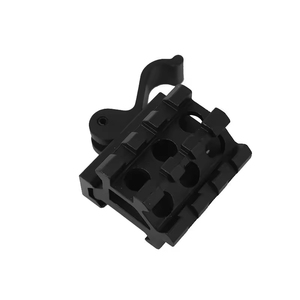 Montura Táctica de Aluminio QD de Liberación Rápida de 20 mm con 3/4/5 Ranuras y Doble Riel Elevador 45 °   Adaptador de linterna QD offset - Product Image 3