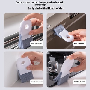 Brosse de nettoyage PP pour interstices de fenêtre, outil ménager de cuisine pour le nettoyage des surfaces difficiles d'accès - Product Image 4