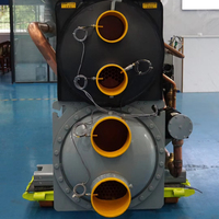 Refroidisseur à vis industriel d'occasion refroidi par eau 901 kW R134a pour système de climatisation central commercial CVC