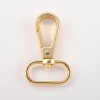 Clips de crochet de déclenchement en alliage de Zinc de luxe robustes mousqueton sac matériel Nickel boucle porte-clés Triangle anneau sangle crochet