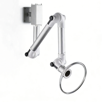 360 ° Bras extracteur de fumées rotatif en alliage d'aluminium pour laboratoires et usines