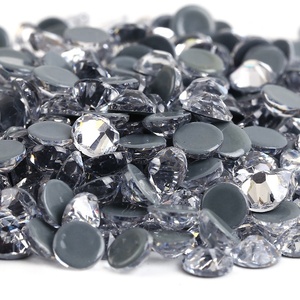 Muestra gratis SS10 Crystal <span class=keywords><strong>AB</strong></span> Flat Back Crystals Rhinestone Hotfix Crystal para ropa de tela - Product Image 2