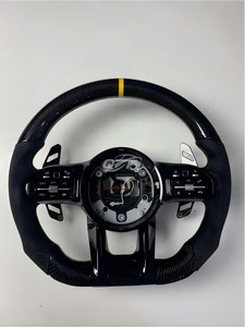 Volant de voiture sport noir en cuir W204 W205 AMG CLA, <span class=keywords><strong>prix</strong></span> promotionnel pour <span class=keywords><strong>Mercedes</strong></span>-Benz - Product Image 2