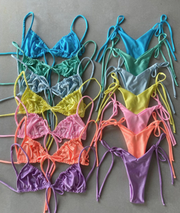 Traje de baño de lujo para mujer <span class=keywords><strong>2025</strong></span> Fábrica al por mayor de alta calidad Impresión personalizada <span class=keywords><strong>Bikini</strong></span> cintura alta Mini <span class=keywords><strong>Bikini</strong></span> - Product Image 6