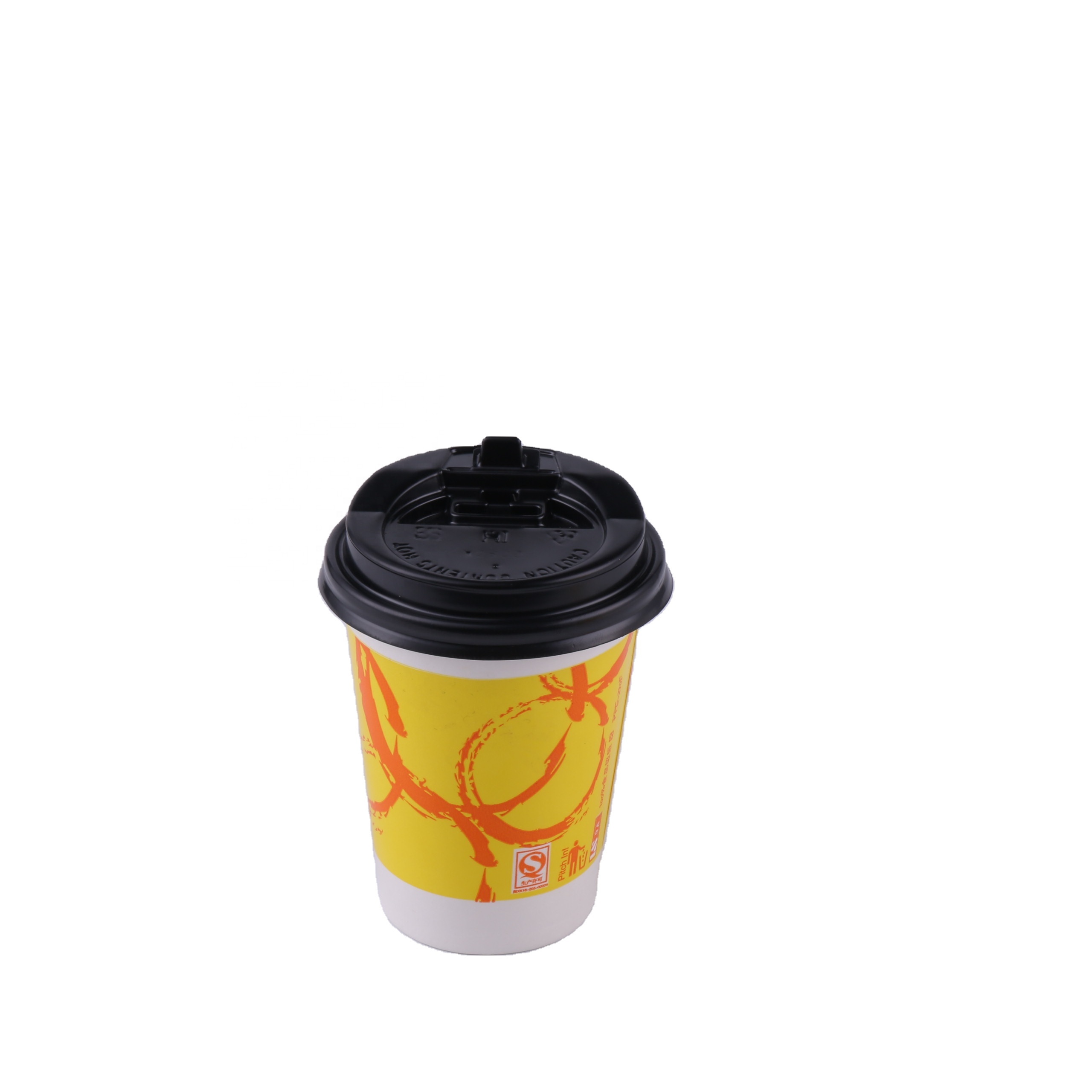 Custom Color Printing Disposable Paper Cup Take Away Coffee Packaging Paper Cups All Sizes Wholesale Paper Cup