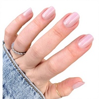 En gros Faux ongles à presser en acrylique pré-dessinés, couvrance totale, formes Stiletto, Papillon, Amande, Carré, pour doigts et orteils, avec colle, CE, personnalisés, 10 pièces
