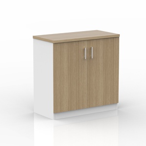 Factory Direct Sale Handle <b>Open</b> Door File Cabinet Office Furniture Modern Wooden Storage Cabinet - Product Image 2